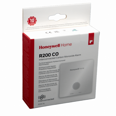 Koolmonoxidemelder R200C-N1 van Honeywell Home